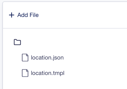 List of template files including base.tmpl, http-server.json, http-upstream.json, and location.json